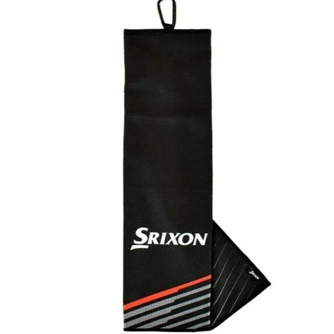 Golf Handuk Srixon Golf Tour Microfiber Player Tri-Fold Bag Towel with Clip Original