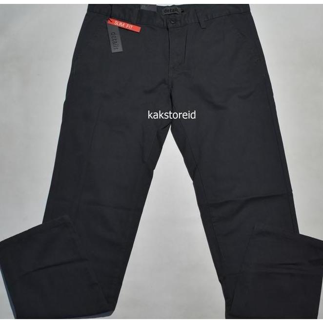 Celana Panjang Pria Celana Panjang Pria Chinos Abu Details Tua Slimfit Cds