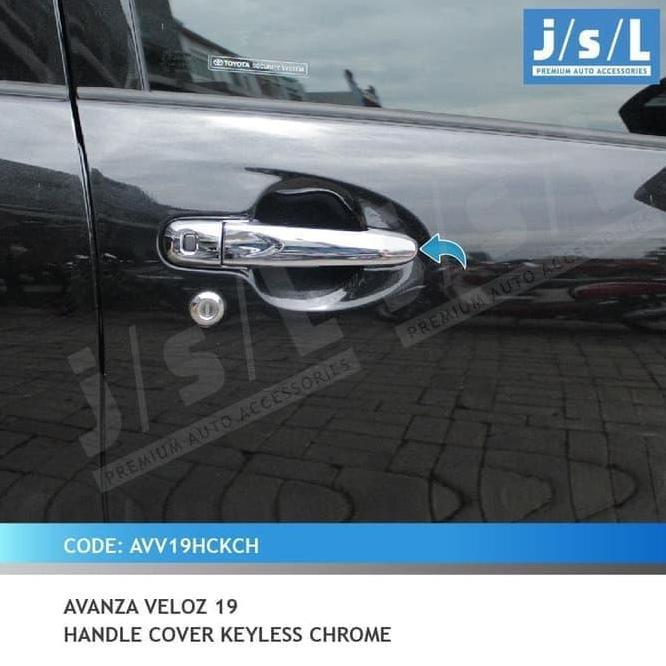 Cover Handle Pintu Veloz 2019 Avanza Xenia Keyless Chrome