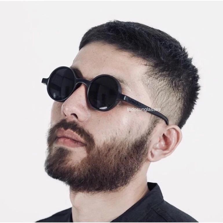 Murah Premium Baru Kacamata Bulat Jhon Lenon Kacamata Boboho Dewasa Anti Uv Bahan Lebih Tebal  Frame