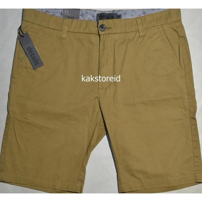 Celana Pendek Pria Celana Pendek Pria Details Coklat Slimfit Cds 68