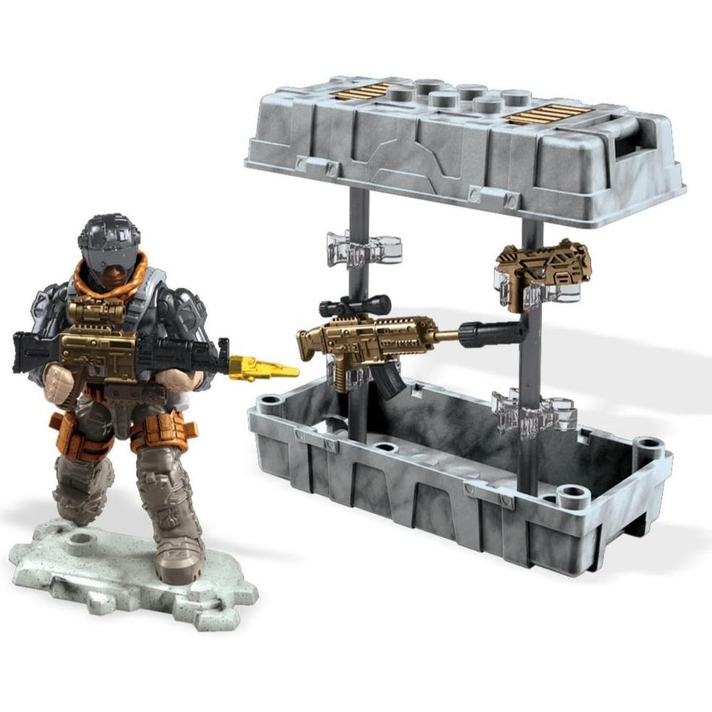 Mega Construx Call of Duty Care Package Gold Building Set