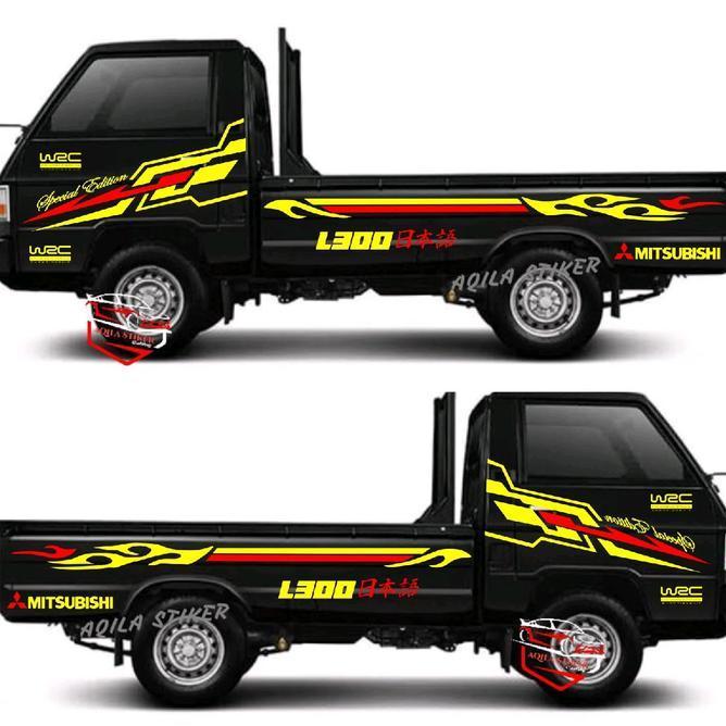 Stiker Mobil Pikup L300 Carry Suzuki Keren Simple Aksesoris Car