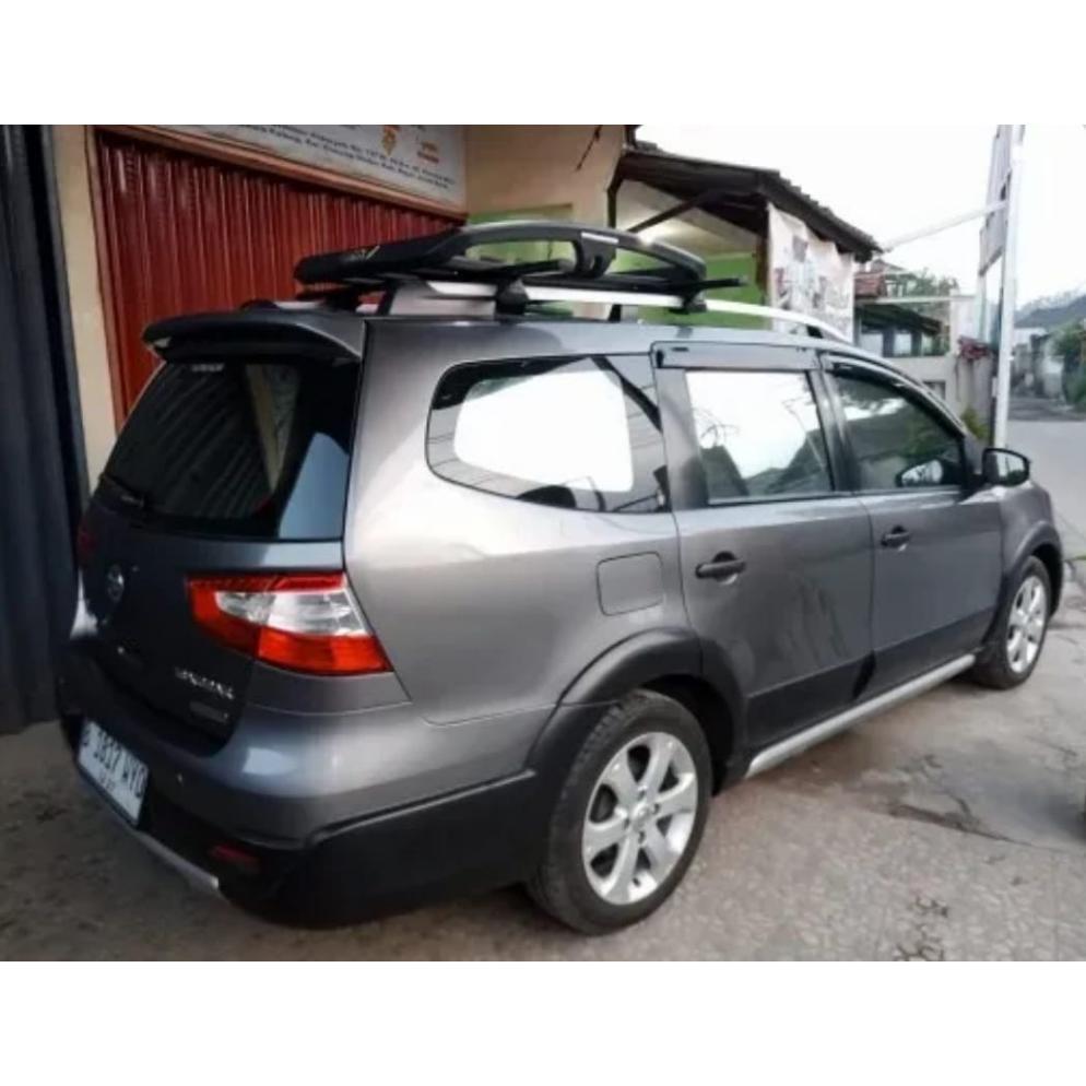 DISKON ROOF RACK - RAK BAGASI ATAS MOBIL PLASTIK ABS MODEL HUMMER/TRD UNIVERSAL