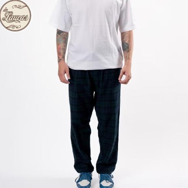 Celana Panjang Pria Celana Panjang Pria Long Baggy Tartan Flanel Pants