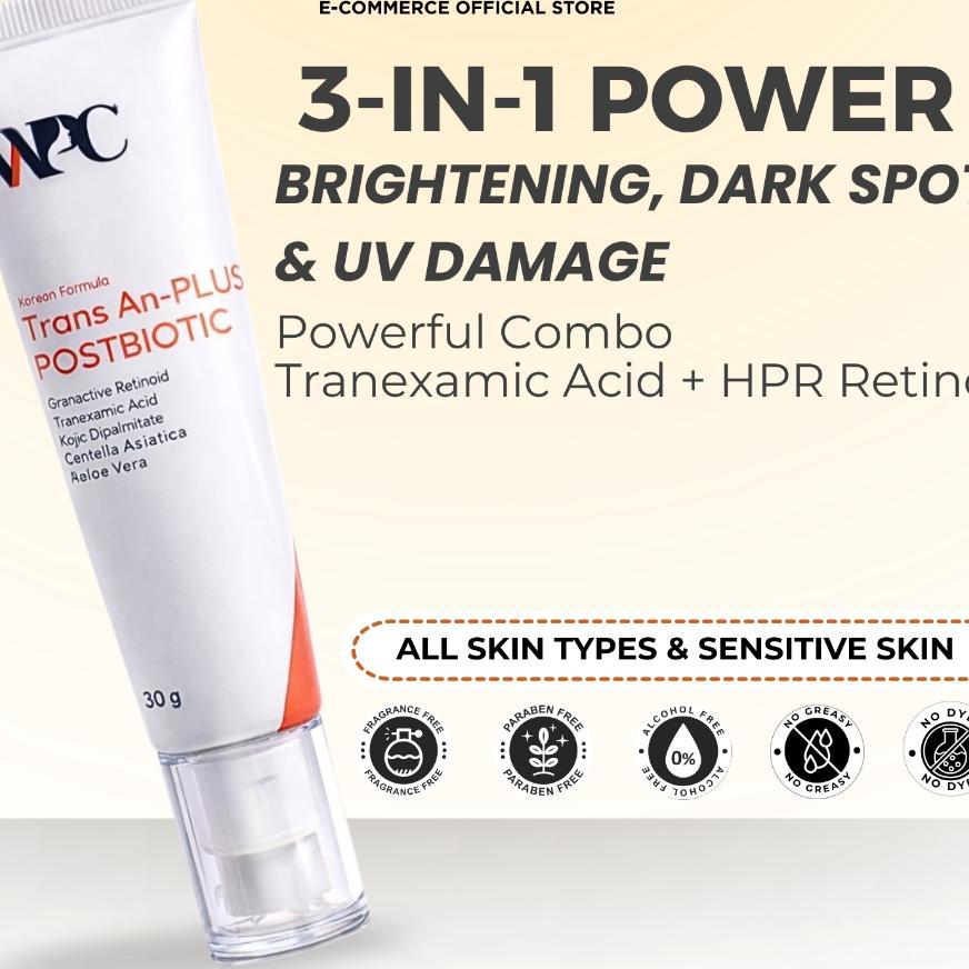 Wpc  Serum Trans An Plus + Posbiotic 30Gr || Wijaya Platinum Clinic Serum Mencerahkan Wajah, Menyama