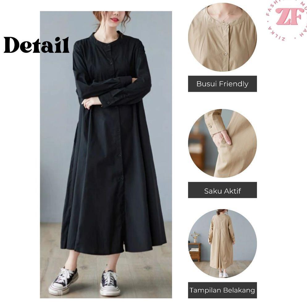 Limited Bianca Baju Atasan Long Tunik Busui Wanita Terbaru 2023 Tunic Muslimah Remaja Dewasa Katun L