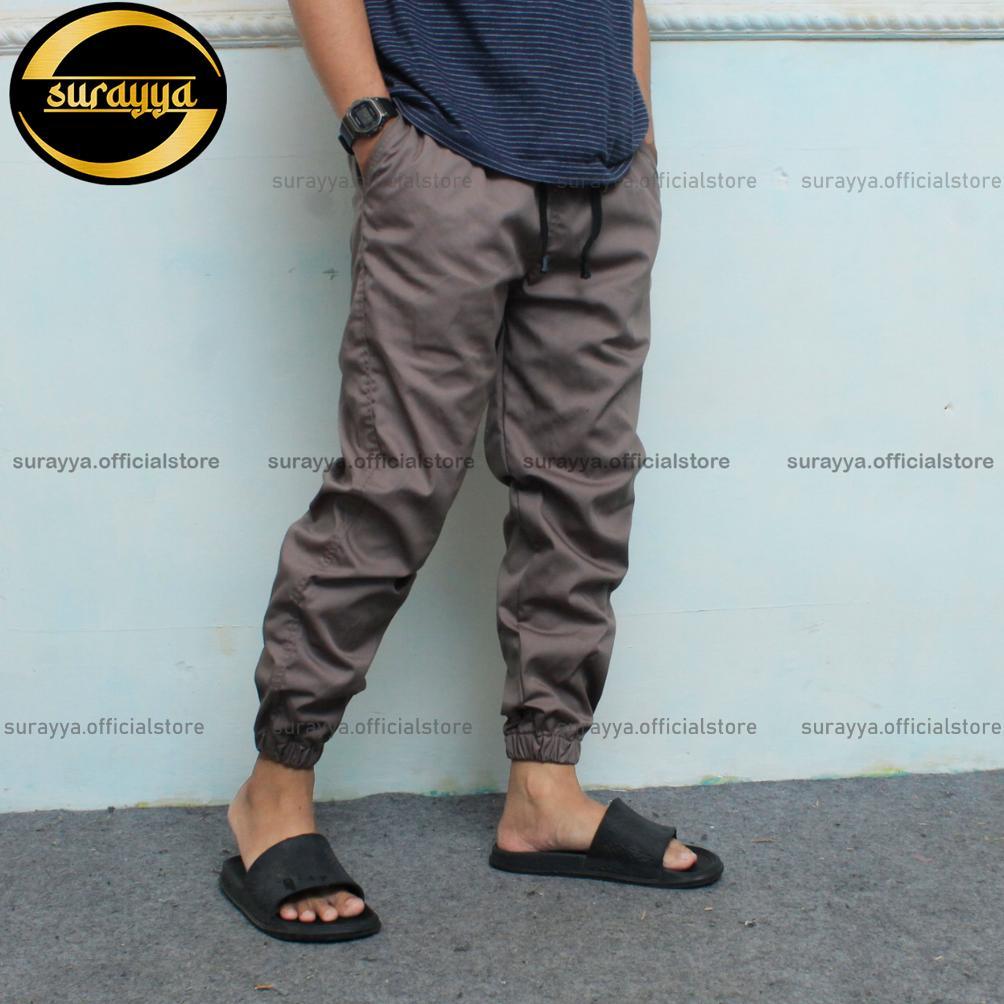 Hot Celana Jogger Pants Katun+ Bahan Tebal/Sirwal Jogger /Celana Pria