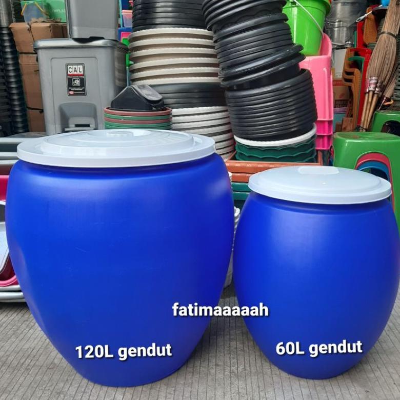 Green Leaf - Gentong Air 120 Liter 60 Liter / Gentong Gendut Toren Penampung Air Stok