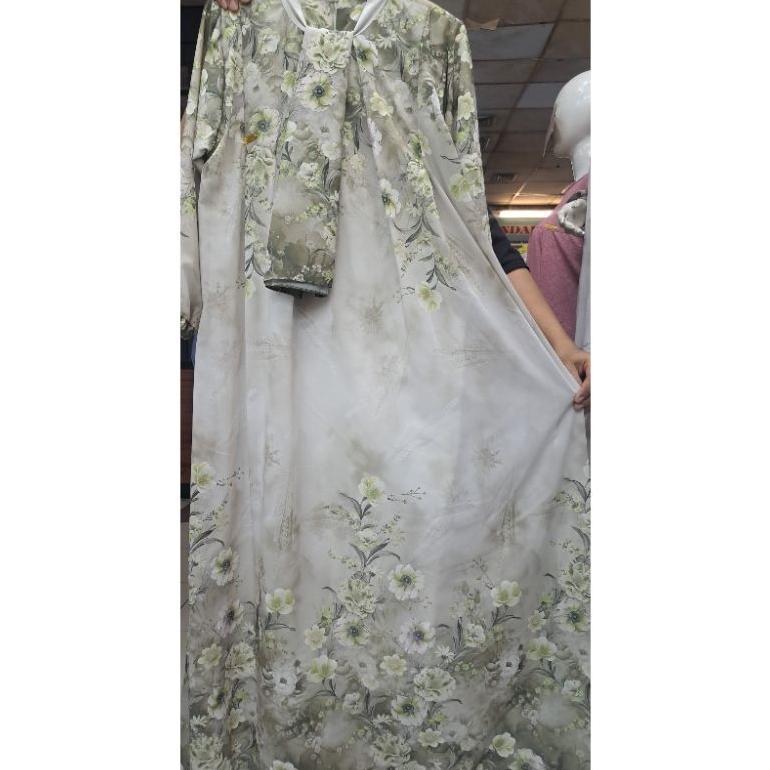 Terbaru Gamis One Set Hijab Ceruty Baby Doll/Gamis Hijab Terbaru/Gamis Muslimah One Set Hijab