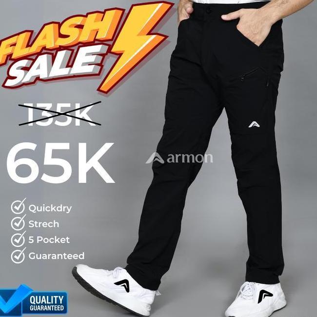 Eiger - Celana Eiger Celana Gunung Quickdry Outdoor Panjang Sepeda Pria