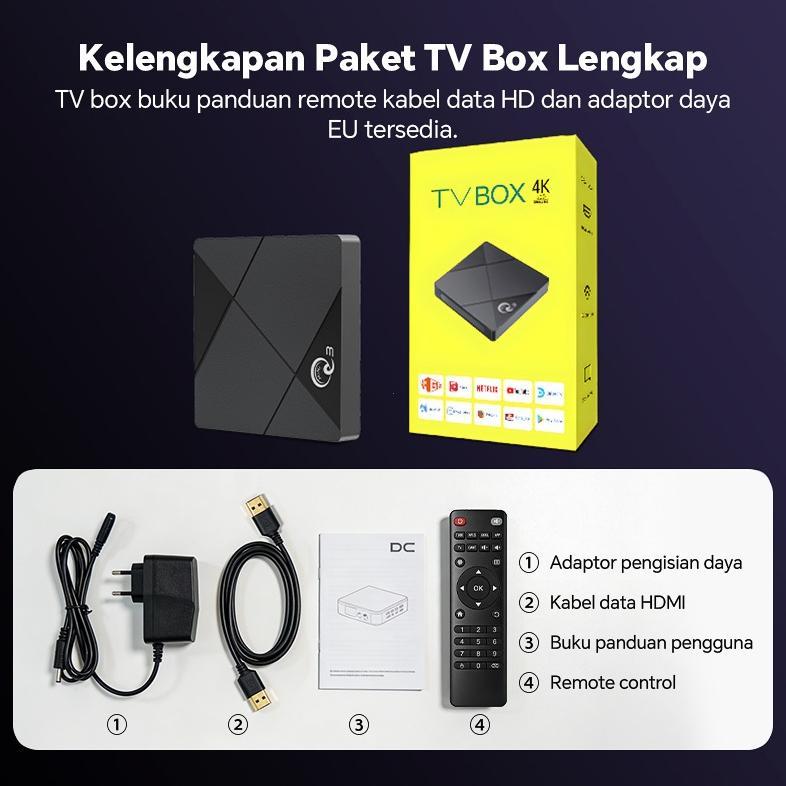 BEST DEALS Baru Pro Android Tv Box 2.4&5G Dual Band WiFi Smart Kotak Android 14.0os Bluetooth STB 4K