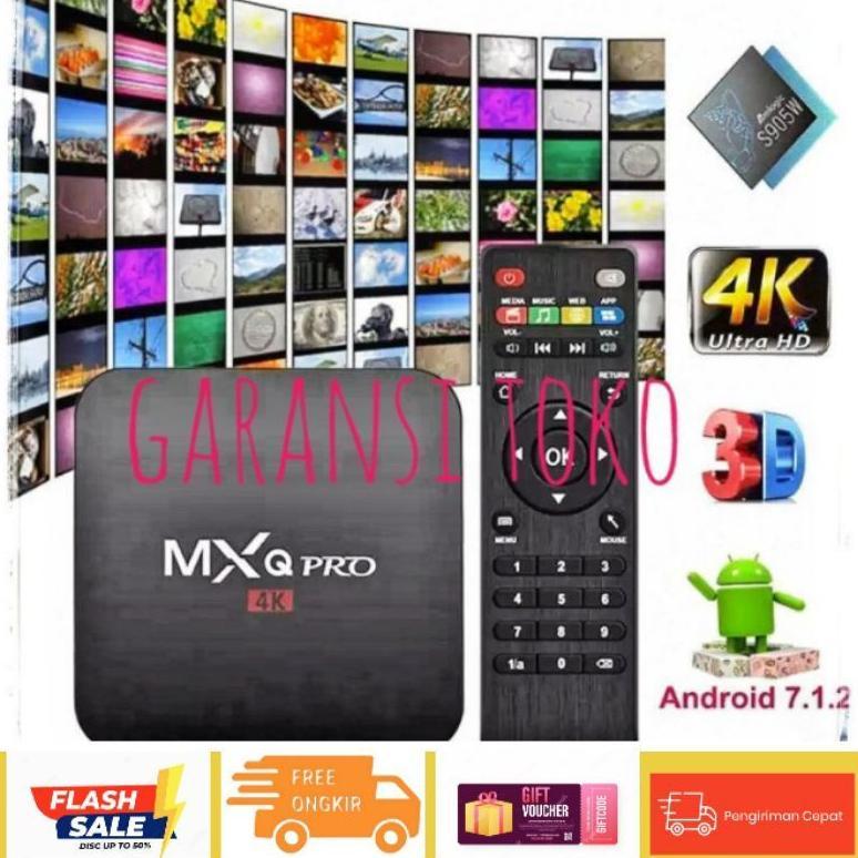TERBARU STB ANDROID TV BOX MXQ PRO 5G 4K NETFLIX