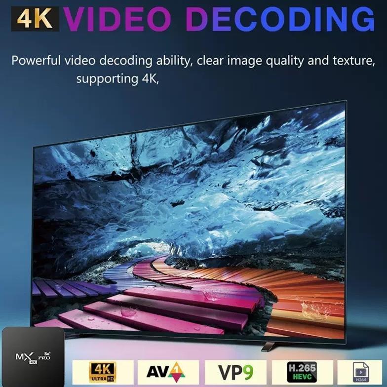 BESTPROMO VIVERR store Tvbox Androit TV Box MXQ 4K HD 8GB/128GB Androit Wireless Wifi core androit 1