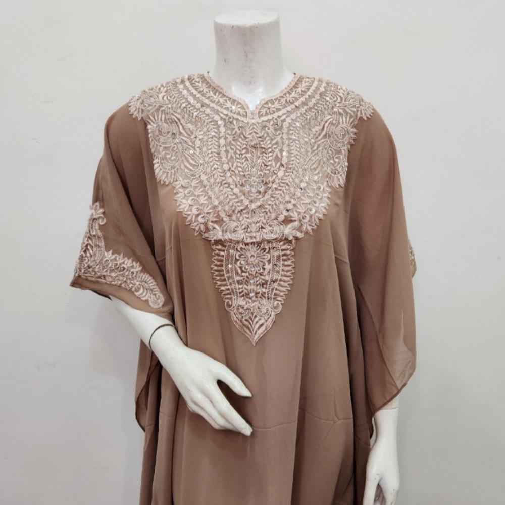 Gamis Kaftan bordir sonia kaftan kondangan