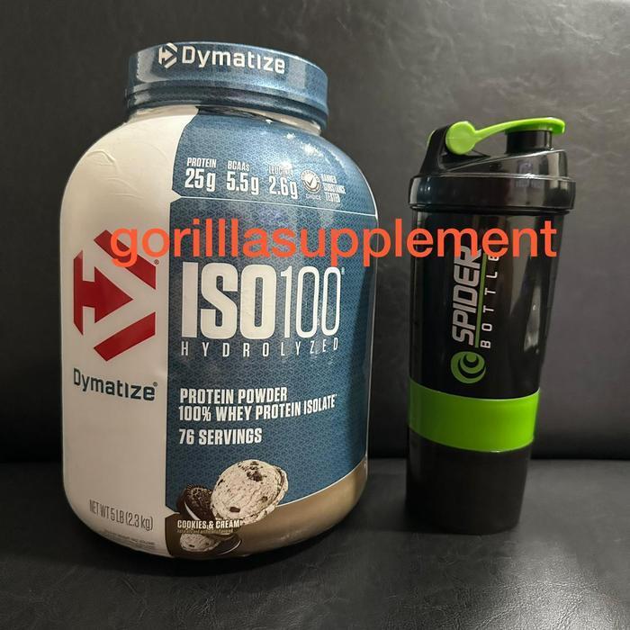 Dymatize Iso 100 5Lbs 5Lb Whey Protein Isolate Hydrolyzed Original Dan Terpercaya