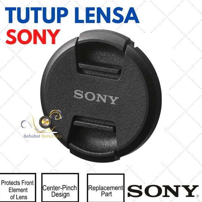 Tutup Lensa / Front Lens Cap Sony ukuran 72mm (model III)