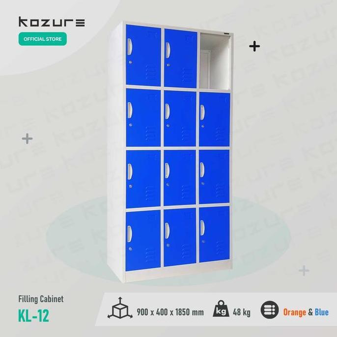 Lemari Loker Besi 12 Pintu