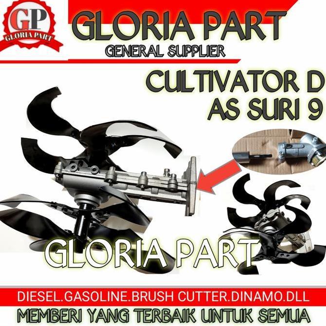 Cultivator/kepala mini tractor/peyiang gulma/pengembur tanah D (SURI9)