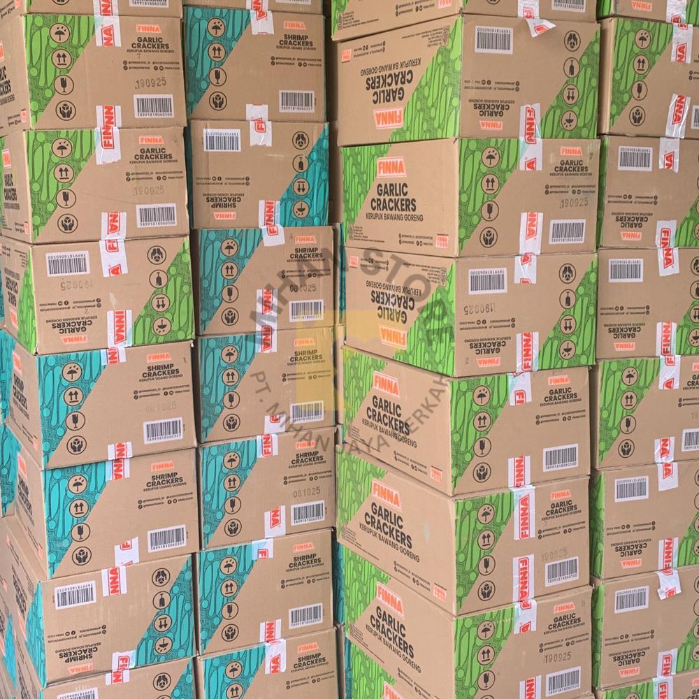 Terlaris FINNA Shrimp Crackers Kerupuk Udang & Bawang Goreng Matang 10 gr | Finna Kerupuk Udang | Fi