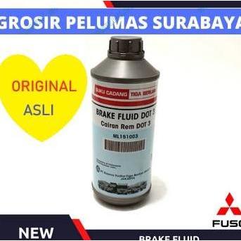 ORIGINAL Brake Fluid Minyak rem Mitsubishi Tiga Berlian DOT 3 1 Liter