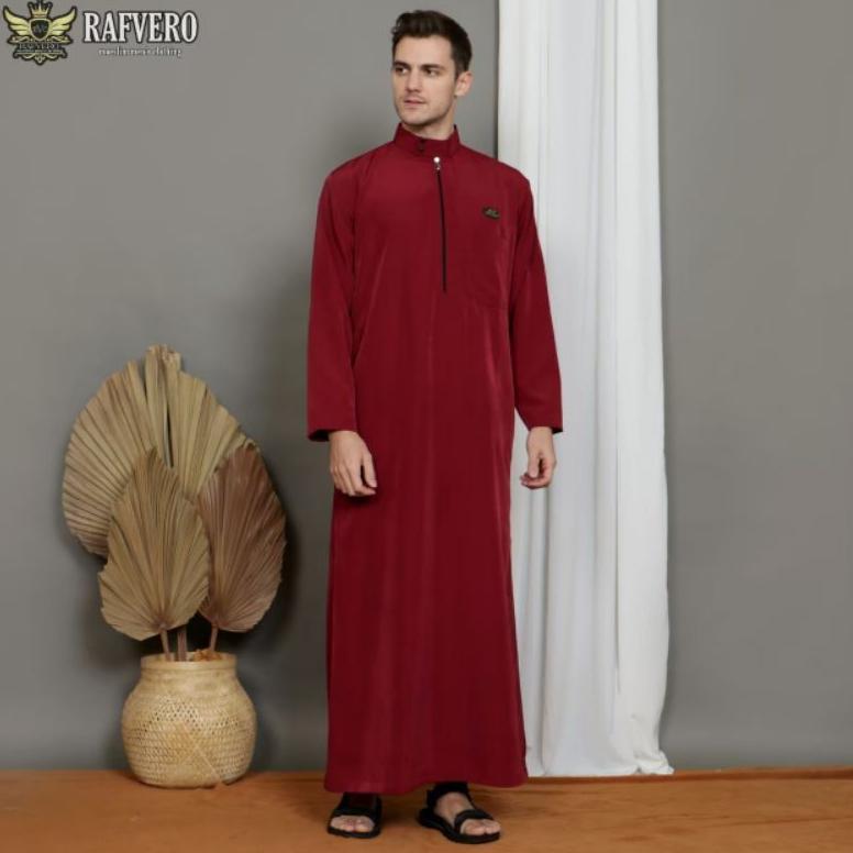 NEW ARRIVAL LA-TAHZAN JUBAH SAUDI PRIA/GAMIS PAKISTAN TERLARIS/JUBAH MUSLIM PRIA DEWASA ELVANO