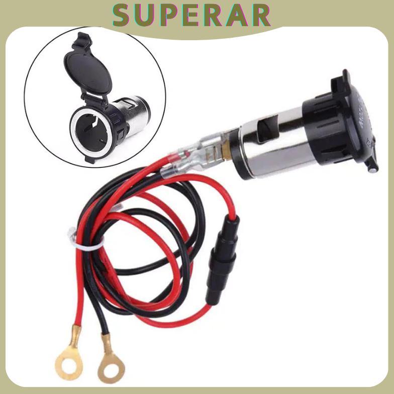 Terlaris Pengisi Daya Mobil Lighter Socket Charger Cigarette Lighter Power Outlet Set Stop Kontak Mo