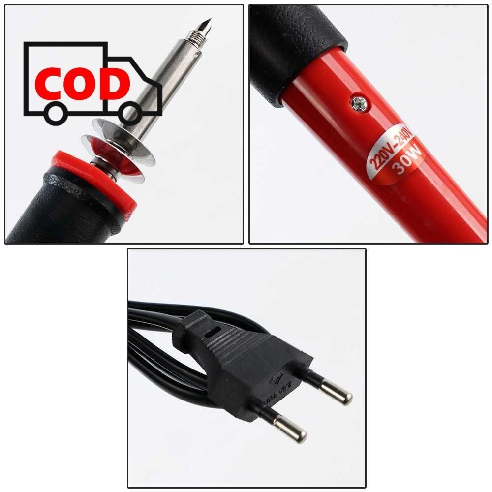 Solder Alat Lukis Bakar Kayu Pyrography 5 Mata Bit | Pen Pemanas Listrik Ukir Wood Carving Pirograba