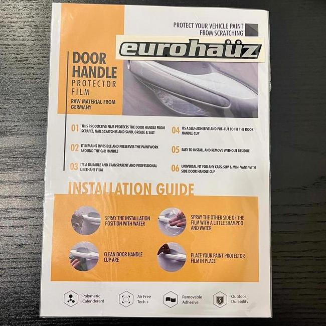 Ppf Door Handle Mobil Eurohauz - Pelindung Gagang Pintu Anti Gores Transparan