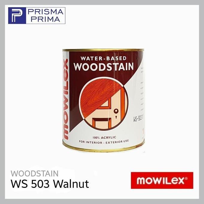 BEBAS ONGKIR - WS Mowilex 503 Walnut Woodstain Cat Kayu