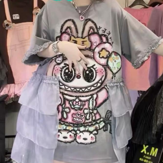 Lune - Atasan A Lune Atasan Kaos Premium Cina Import Ybdw