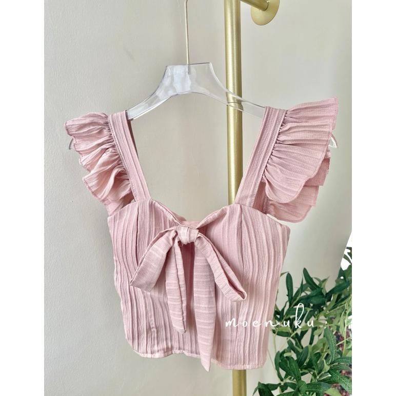 LIMITED Slim Only  Tanktop Simpul Pita Tanktop Crop Top Tanktop Seksi Tanktop Wanita