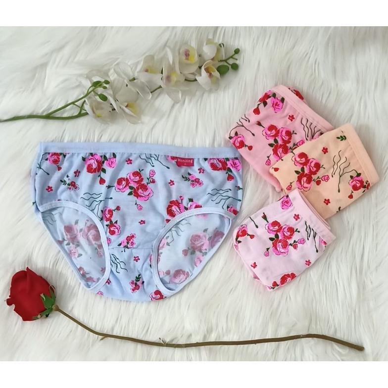 FAST DELIVERY HONITING | CELANA DALAM WANITA DEWASA / CD WANITA DEWASA / L-XXL / MOTIF / BUNGA  / 05
