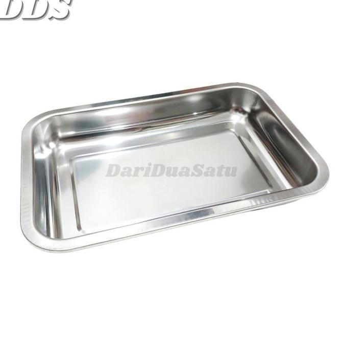 Nampan Baki Stainless 40 x 30 cm