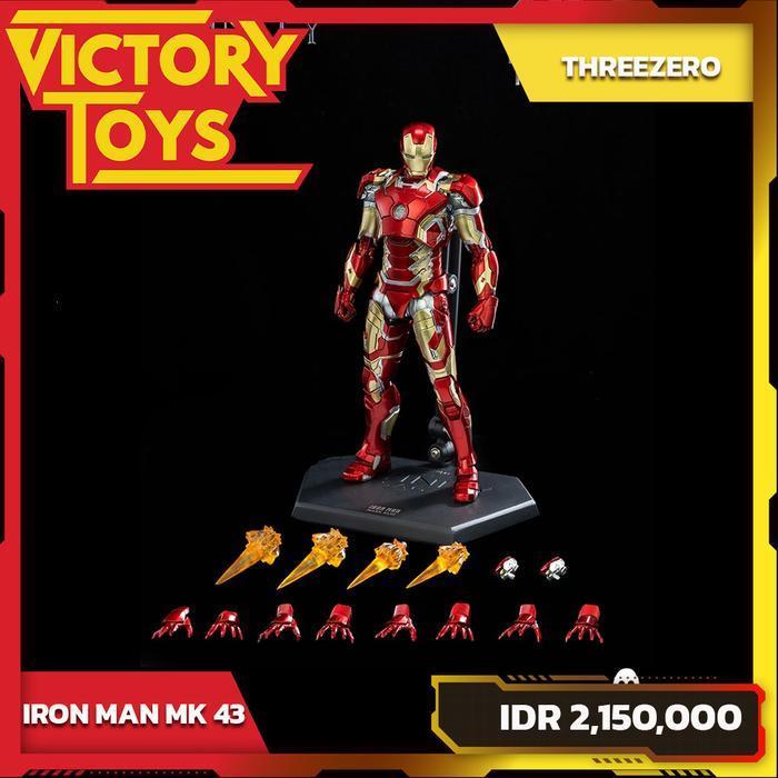 (Promo) The Infinity Saga Dlx Iron Man Mark 43 By Threezero Bestseller