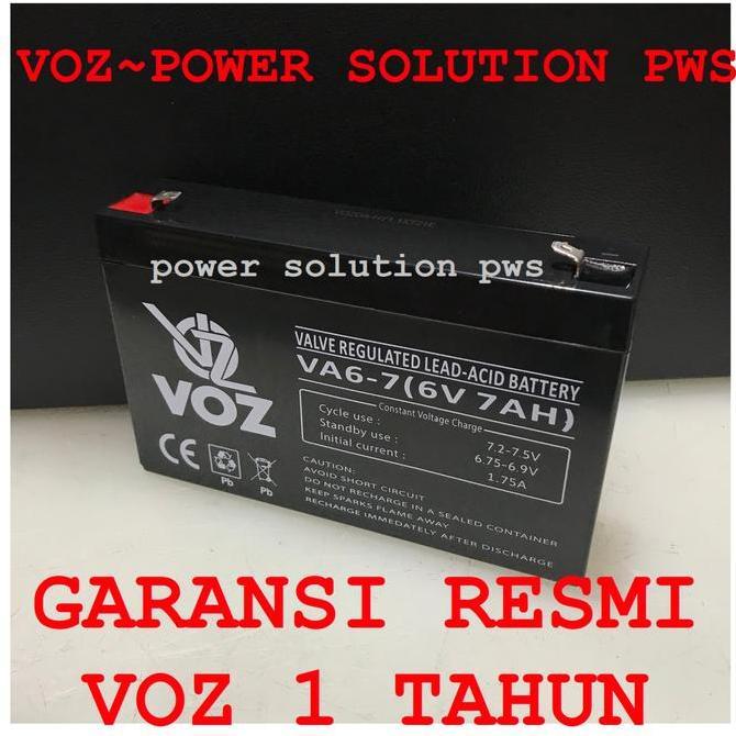 Enju- Baterai 6V 7Ah, Baterau 6V7Ah, Aki Kering 6V7Ah,Battery Vrla Voz 6V7Ah