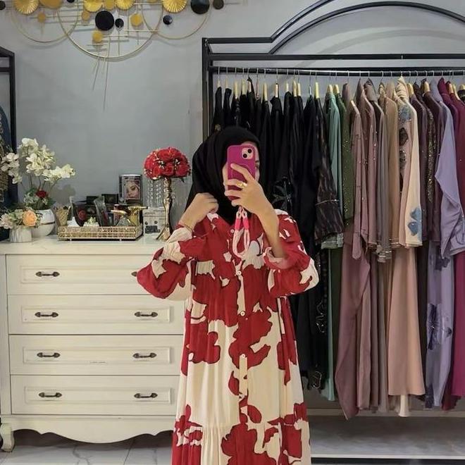 Home Dress Arabian Home Dress Arabian Motif Abu Hitam