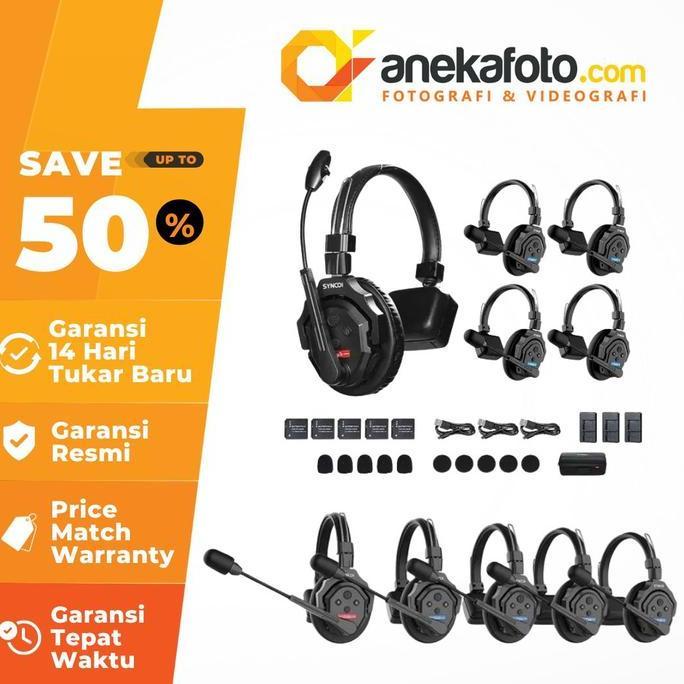 READY Synco X-Talk Wireless Intercom System Full-Duplex Black