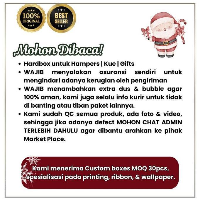 Avvolgere- Hard Box Standar 22118 Cm | Kotak Kue Motif & Bingkisan | Box Lapis Legit Mini