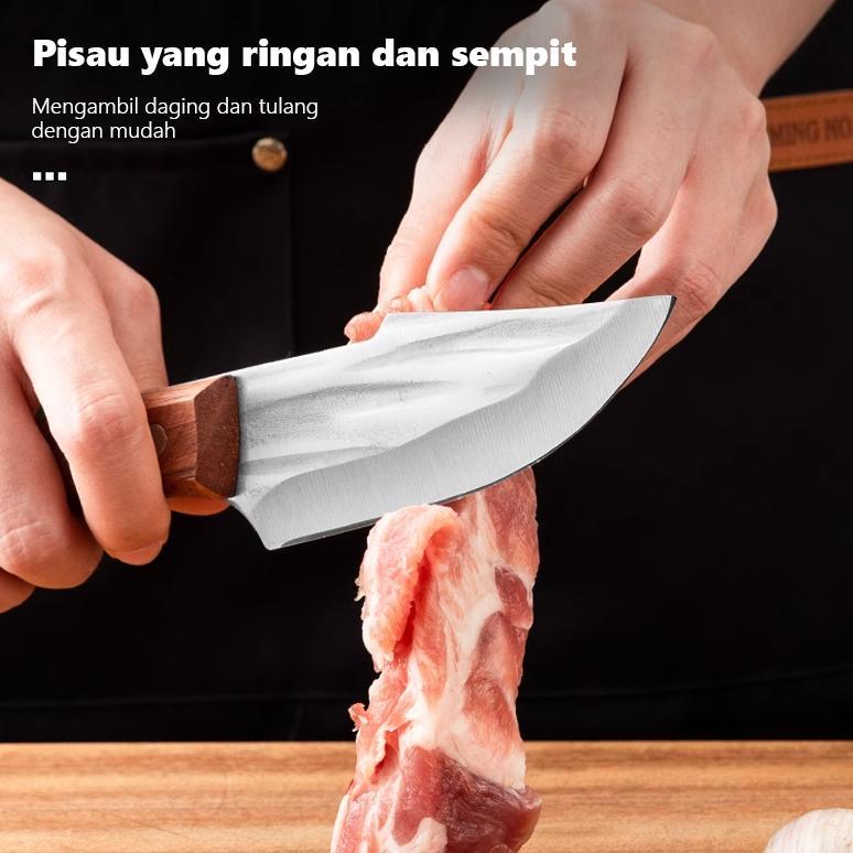 Ready Pisau Tulang Pisau Darpur Pisau Pisau Super Tajam Pisau Mongolia Lapisan Pisau Keluli Mongolia