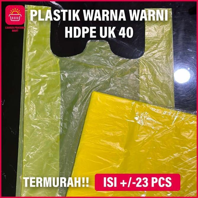 Avvolgere- Kantong Plastik Kresek Warna Warni Hdpe Tebal Uk 40 Kresek Warna Kantong Hd Plastik Warna