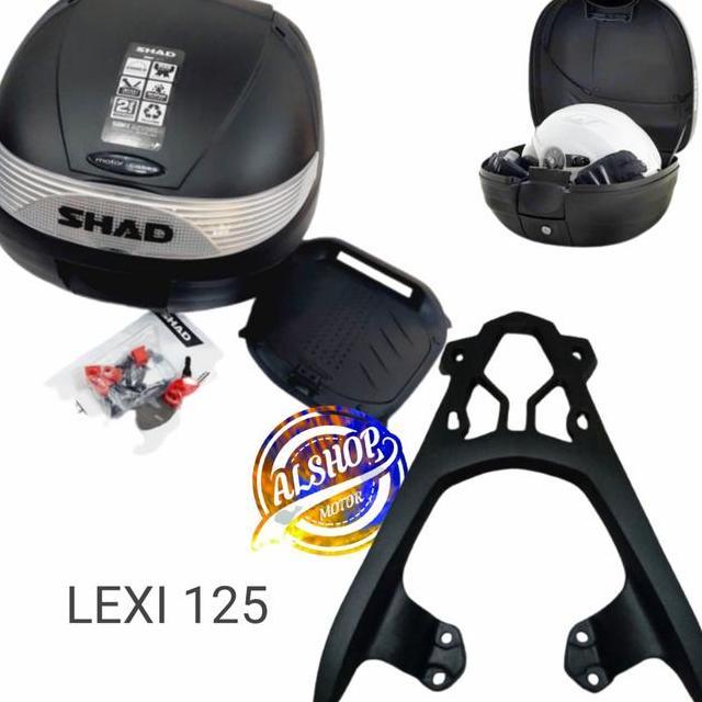 Paketan Box Shad Sh29 Dan Bet Box Lexi 125 Box Bet Box Lexi Helm Motor