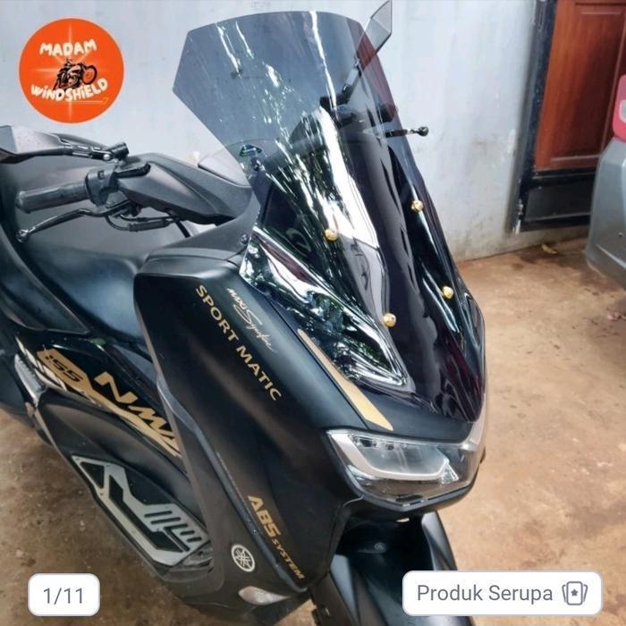 Visor Nmax Old Dan New  Tinggi 60 Cm Motorcycle(Free Baut Visor) Original Dan Terpercaya