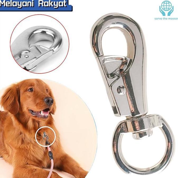 HASQUINE Bull Snap Eye Bolt Eye Bolt Besar Kaitan Snap Hook 500kg Kaitan Anjing Ternak
