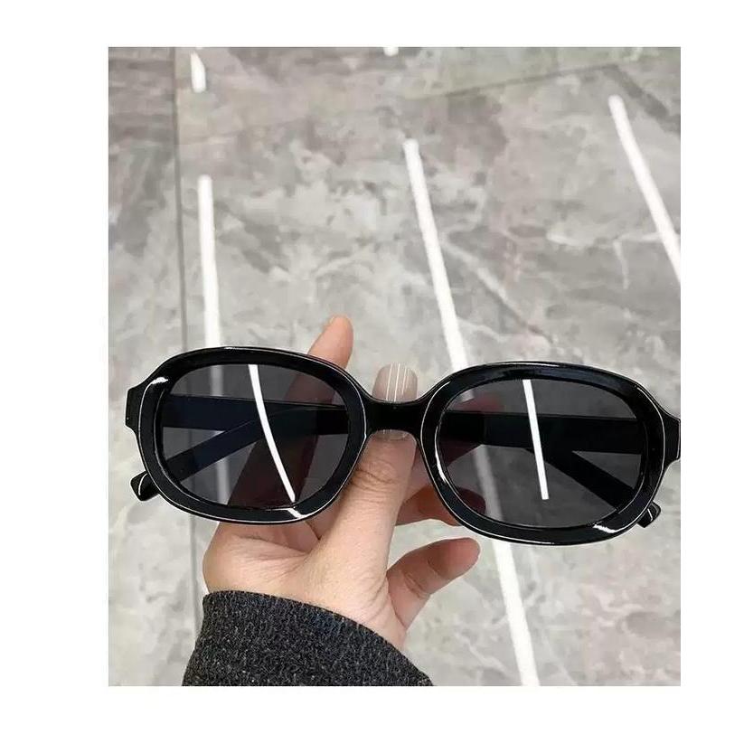 Promo Toomi Kacamata Hitam Sunglasses Fashion Pria Wanita Model Oval Korea Gaya Klasik Original