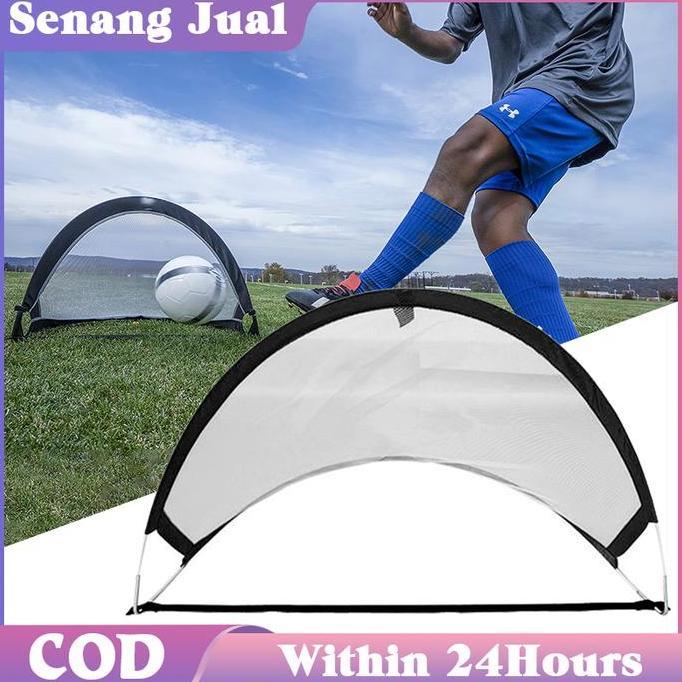 HAMDORA Mainan Gawang Sepak Bola Anak Untuk Latihan Bola Sepak / Gawang Sepak Bola Lipat Portable