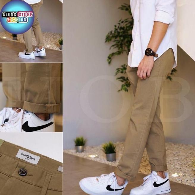 Goodfellow Celana Cino Goodfellow Celana Cino Hennepin Athletic Khakis Clana Bahan