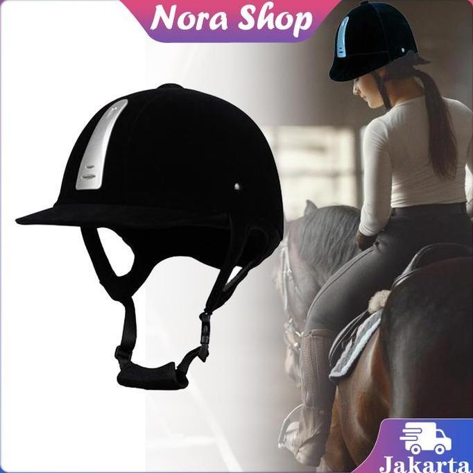 GUNEMANE Horse Riding Helmet / Helmet Berkuda / Equestrian Helmet ABS + Velour