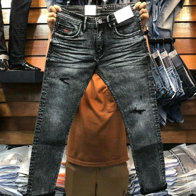 Celana Jeans Lecaso Celana Jeans Lecaso Original Strecth Panjang Pria Slimfit