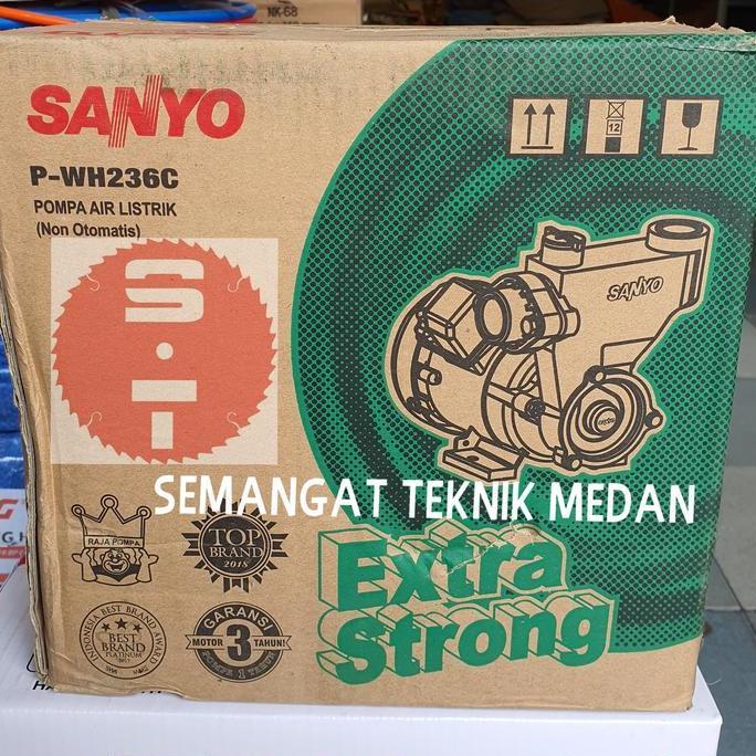 PWH236C SANYO POMPA AIR NON AUTO OTOMATIS SANYO PWH 236 236 C PWH236C